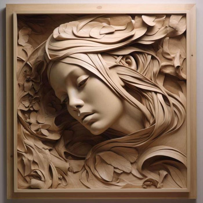 نموذج ثلاثي الأبعاد لآلة CNC 3D Art 